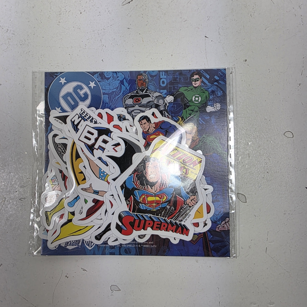 DC Comics Superman & Superhero Sticker Pack - Multicolor